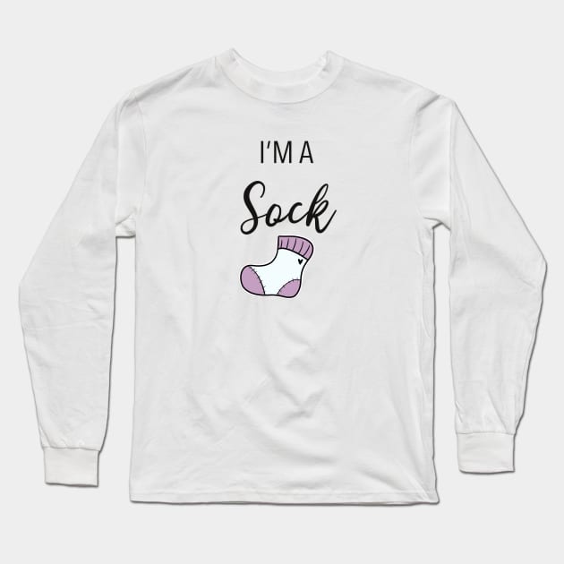 I'm a Sock Long Sleeve T-Shirt by Hallmarkies Podcast Store